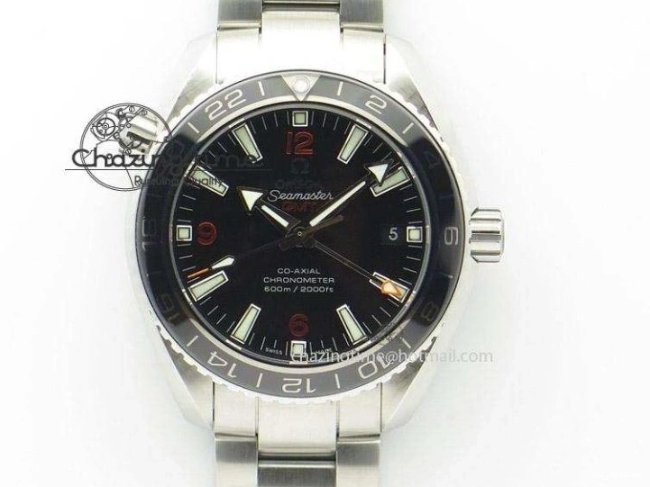 0127 Planet Ocean SS Bp Maker 45mm Orange Bezel On SS Bracelet A DailyWear 8216